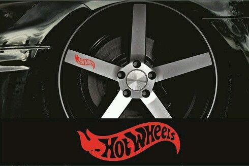 Hotwheels decal for rims 2.5&#034; x 0.9&#034; (kit: 4 units)