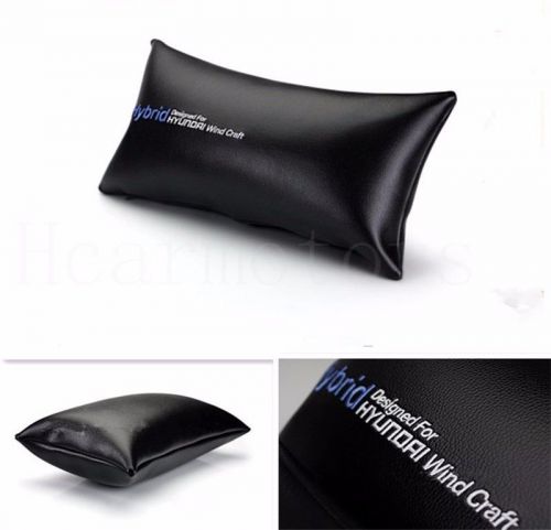 1pcs for hybrid black leather auto seat lumbar support cushion mat waist pillow