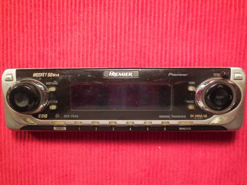 Pioneer premier deh p-640 face plate only