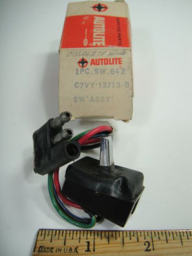 1967 lincoln switch assembly - courtesy interior lamp nos autolite