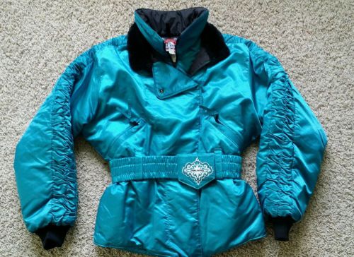 Polaris thermo loft jacket womens size small snowmobile jacket turquoise