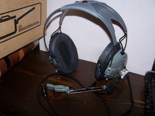 Audiocompilot m-87/aic headphone set w/electro voice m-87dynamic micro w/telexpt