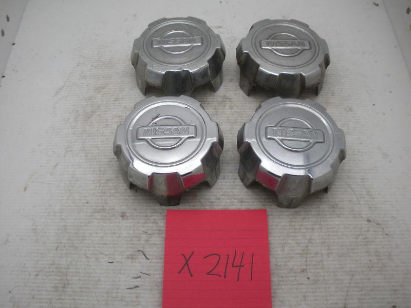 Set 4 oem 99 00 01 nissan pathfinder 40315-2w400 wheel center caps hubcaps