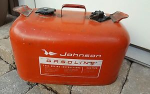Johnson 6 gallon  2 line pressure fuel gas tank