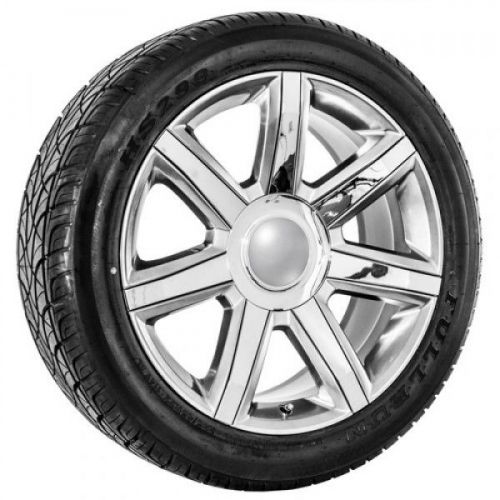 22 inch cadillac escalade  gunmetal/ chrome inserts wheels rims &amp; tires