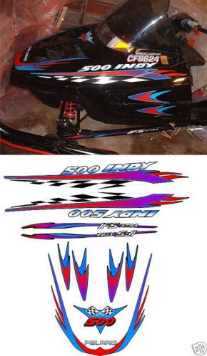 1998 polaris indy 500 hood decals graphics reproduction