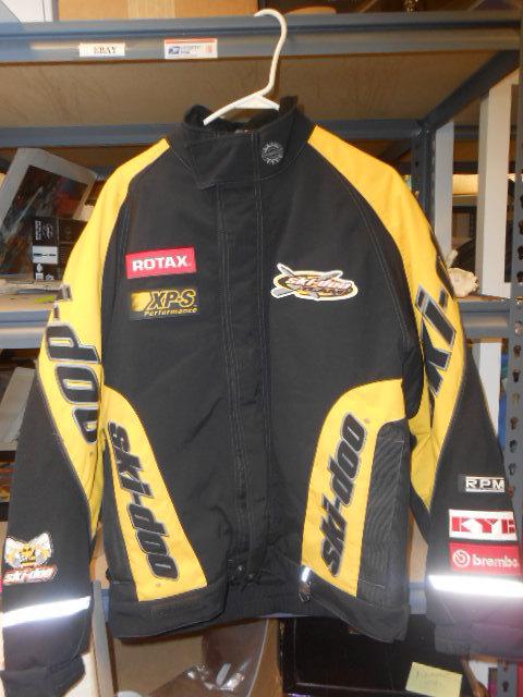 Ski-doo mens size m winter sports jacket yellow/black