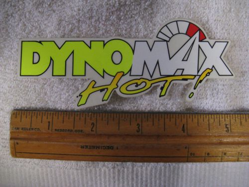 Dynomax hot  automotive stickers vintage