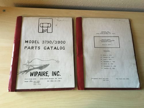 Wipaire service manual 3730 3900 copies amphibious float parts catalog 1973 0947