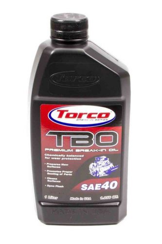 Torco tbo break-in 40w motor oil 1l p/n a100040ce