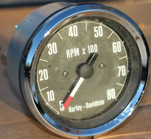 92051-70 nos original harley tachometer 1970-1973 sportster &amp; super glide (406)