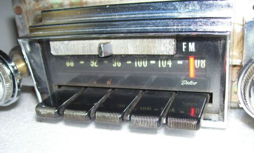 68 1968 chevy impala belair  am fm original radio with multiplex plug works good