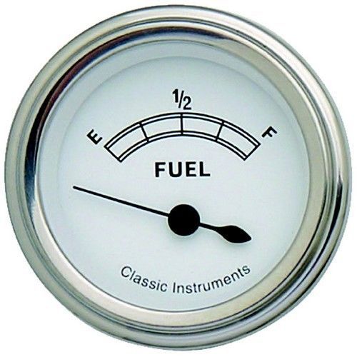 Classic instruments cw14slf fuel level e-f - (0-30 ohms fuel) - classic white -