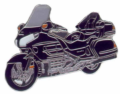 Honda goldwing gl1800 motorcycle enamel collectors pin badge from fat skeleton