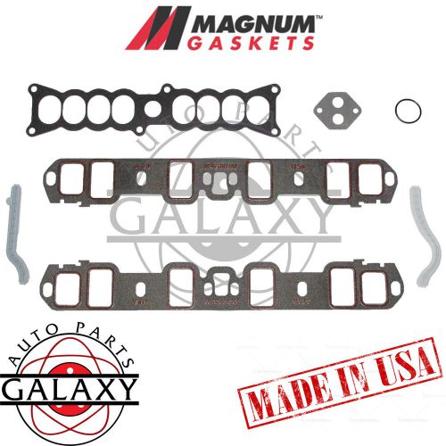 Magnum upper &amp; lower intake manifold gasket set - mustang cougar cron vic 5.0l