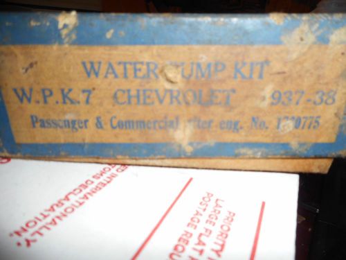 Water pump kit- 1937-38 chevrolet &amp; gmc trucks- deluxe auto parts