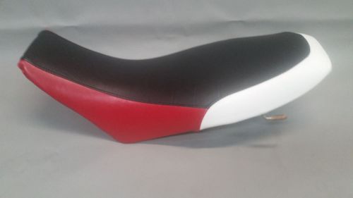 Polaris predator 50 seat cover in 3-tone black/red/white  or 25 color options