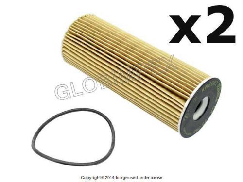 Mercedes w124 r129 oil filter kit set of 2 mahle +1 year warranty