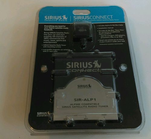 Sirius satellite alpine compatible radio tuner sir-alp1 factory sealed