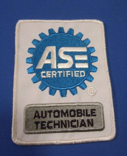 Ase certified automobile technician iron on embroidered uniform patch 4&#034; x 3&#034;