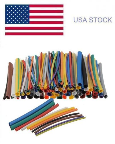 144pcs assortment 12 color 6 size 2:1 heat shrink tubing sleeving wire cable kit