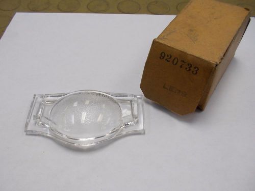 1937 buick - rear license lamp lens - gm 920733 - new/old stock nos