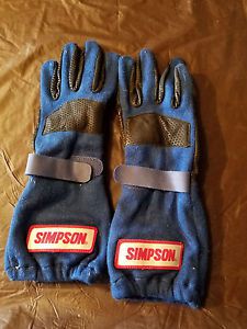 Simpson racewear auto racing driving gloves