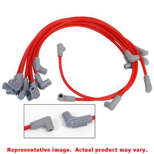Msd 31489 msd spark plug wire set red fits:universal 0 - 0 non application spec
