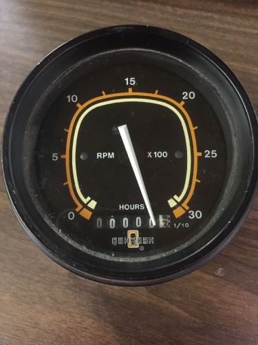 Oshkosh rpm gauge w/ hour meter 71768-64 rv motorhome