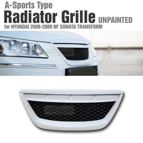 For hyundai 2009-2010 sonata nf transform sports type radiator grille unpainted