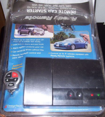 Design tech ready remote car starter never used model # 23739 as is