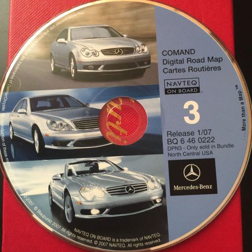 Mercedes 2007 update navigation disc map cd #3 north central sl500/55/600 s500