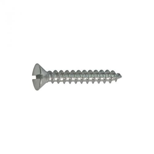 Oval head sheet metal screw - slotted - 10 x 1-1/4