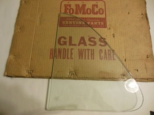 1941 - 1948 ford mercury vent window glass nos with ford logo #11a-7021412a