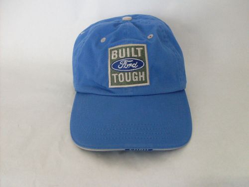 Official licensed embroidered built ford tough adjustable velcro hat