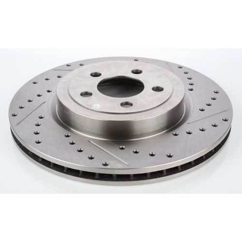 Jegs performance products 632200 hp drilled &amp; slotted brake rotor