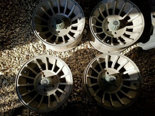 Carol shelby mag wheels with centercaps look rare mustang complete set 4 four