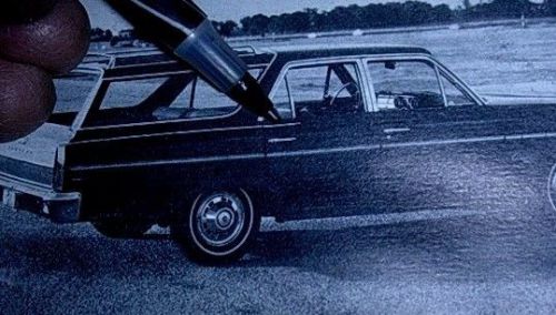 1965 amc rambler classic rear door or fender top trim pieces nos