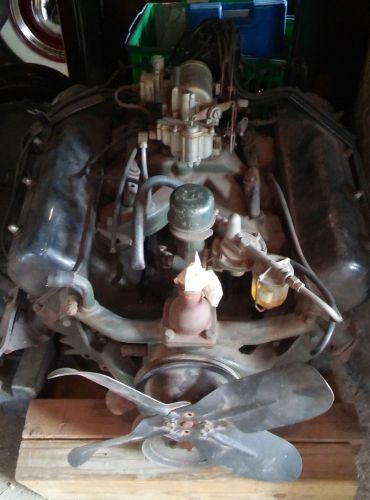 1954 studebaker commander 259 engine &amp; transmission 38k running complete motor