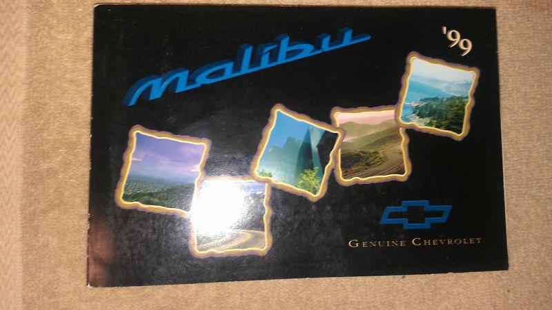 1999  chevy malibu owners  manual  book