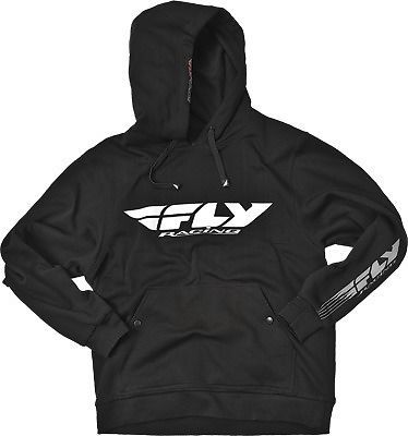 Fly corporate hoody lightweight fleece pullover black sweatshirt s/m/l/x/2x