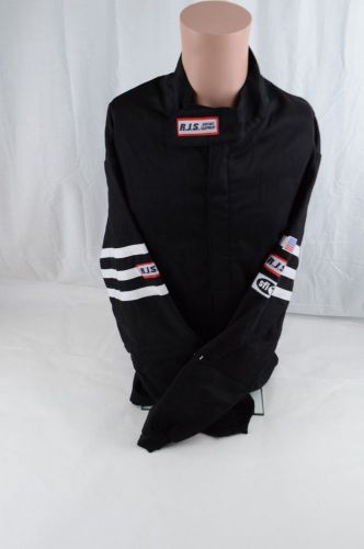 Rjs racing adult sfi 3-2a/5 classic fire suit jacket black size 4x