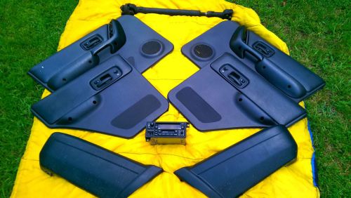 96-2001 jeep cherokee xj door panels includes switches also rear end caps used