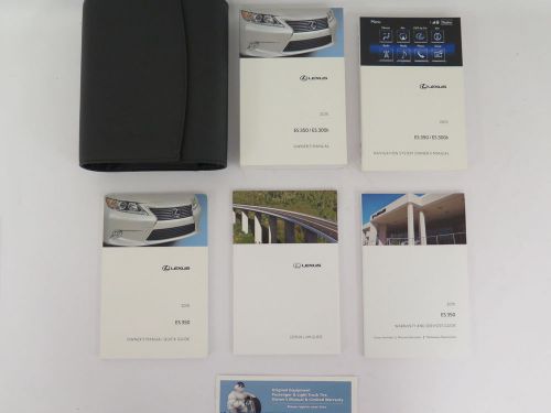 2015 lexus es 350 / es 350h owners manual book