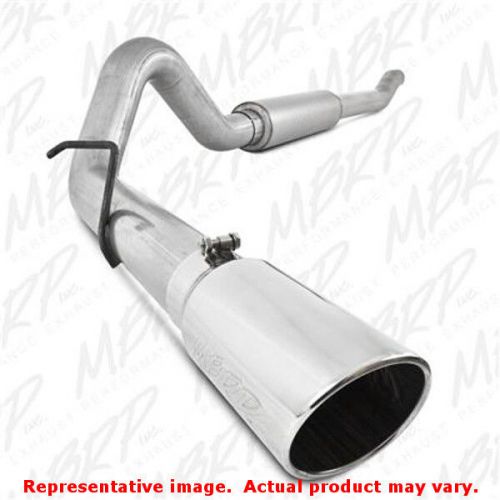 Mbrp exhaust - installer series s6208al fits:ford 2003 - 2007 f-250 super duty