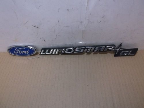 Ford windstar gl rear hatch emblems decals logos 1995 1996 1997 factory oem