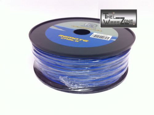 New bullz audio brp18.400bl 18 gauge 400&#039; feet primary remote wire cable blue