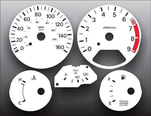 White face gauge kit fits 1992-1996 nissan 300zx non-turbo 2+2 coupe cluster