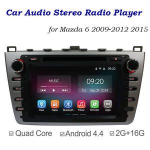 Quadcore 8&#034; car stereo dvd radio player for mazda 6 2009-2012 2015 gps bluetooth