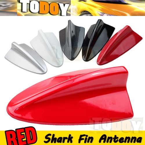For car styling hot red dummy shark fin roof aerial decorative antenna